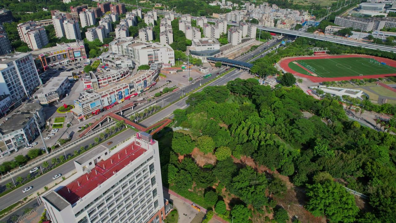航拍厦门华夏学院 9