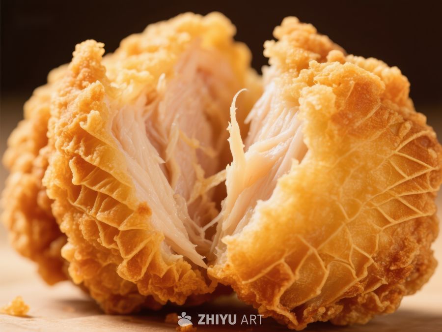 酥脆炸鸡，金黄诱人