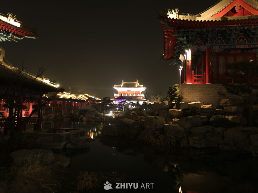 夜色中的古韵