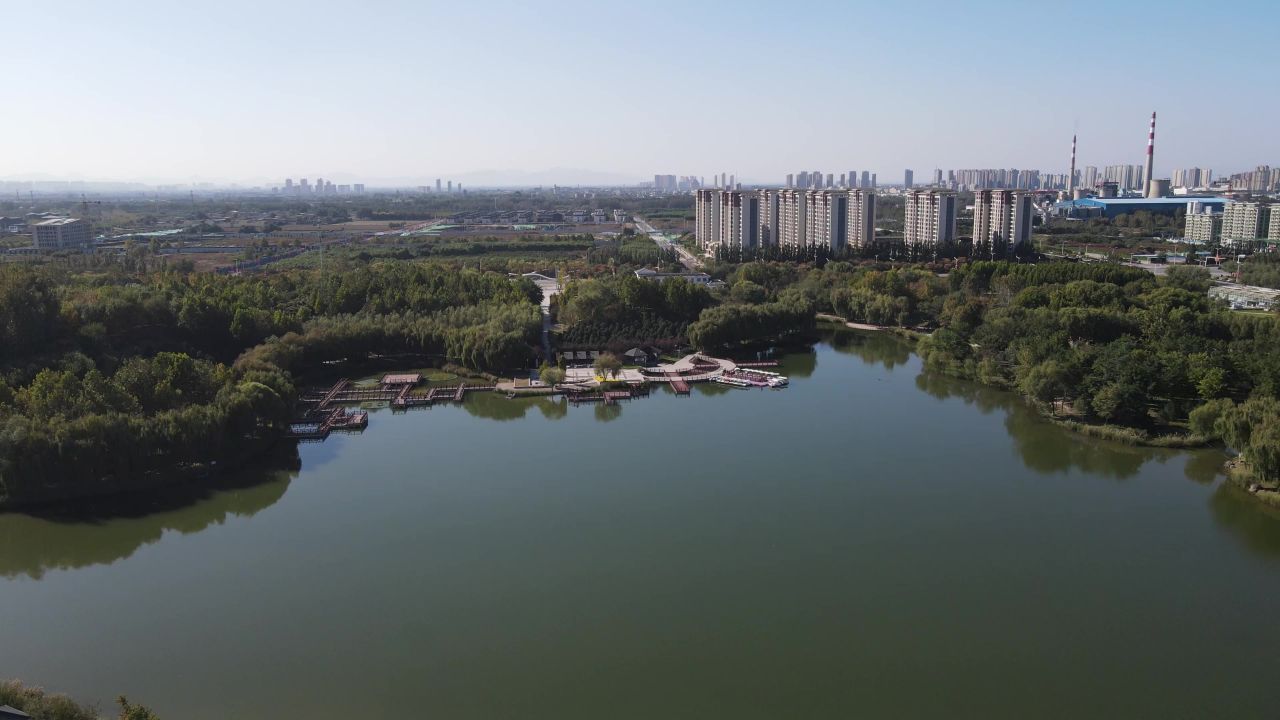  石家庄园博园旅游景区航拍