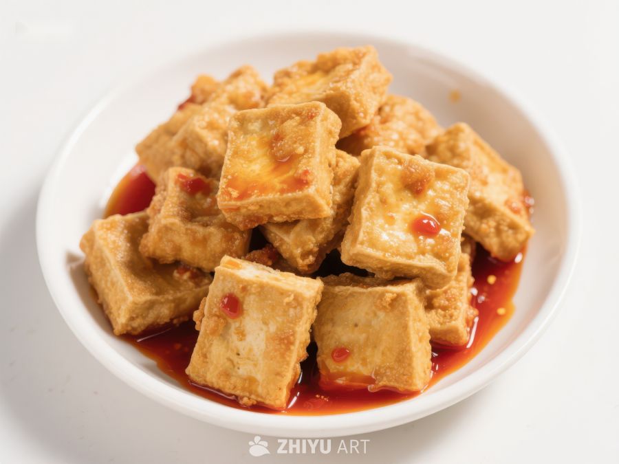 香辣豆腐块，诱人美味 1259
