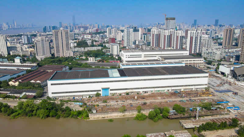 湖北武汉城市风光旅游景区航拍 