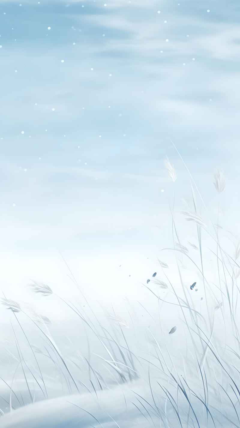 冬季冬天雪景唯美背景 27