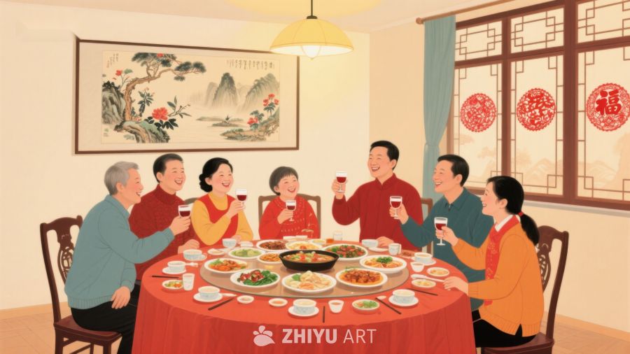 家庭聚餐，共庆佳节 510