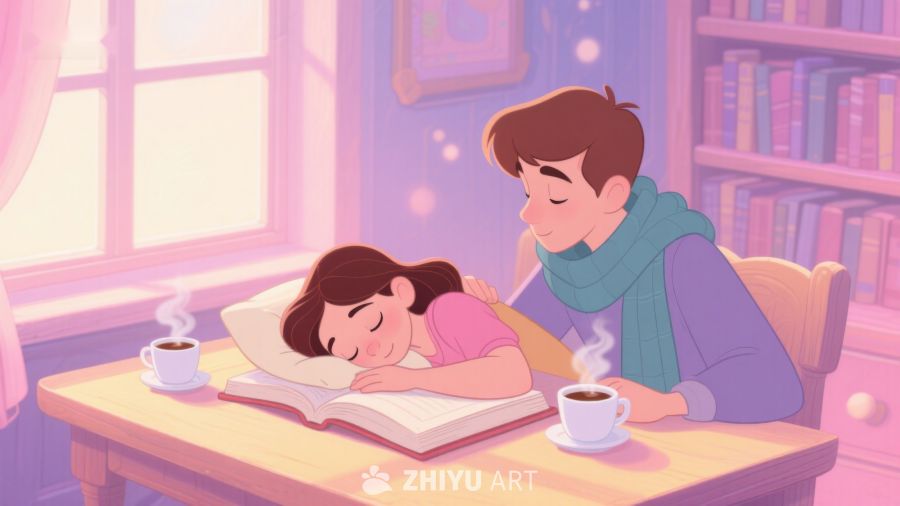 温馨书房中的阅读时光 422