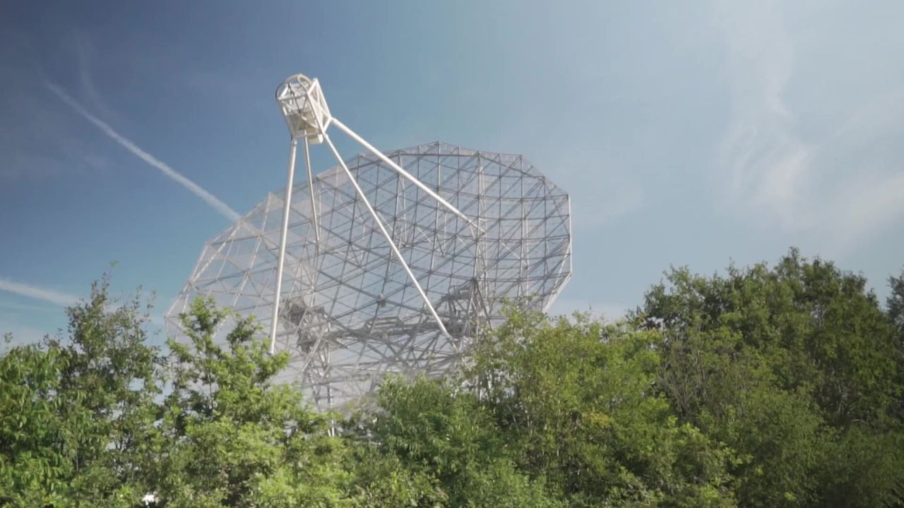 射电望远镜望远镜蓝天天空