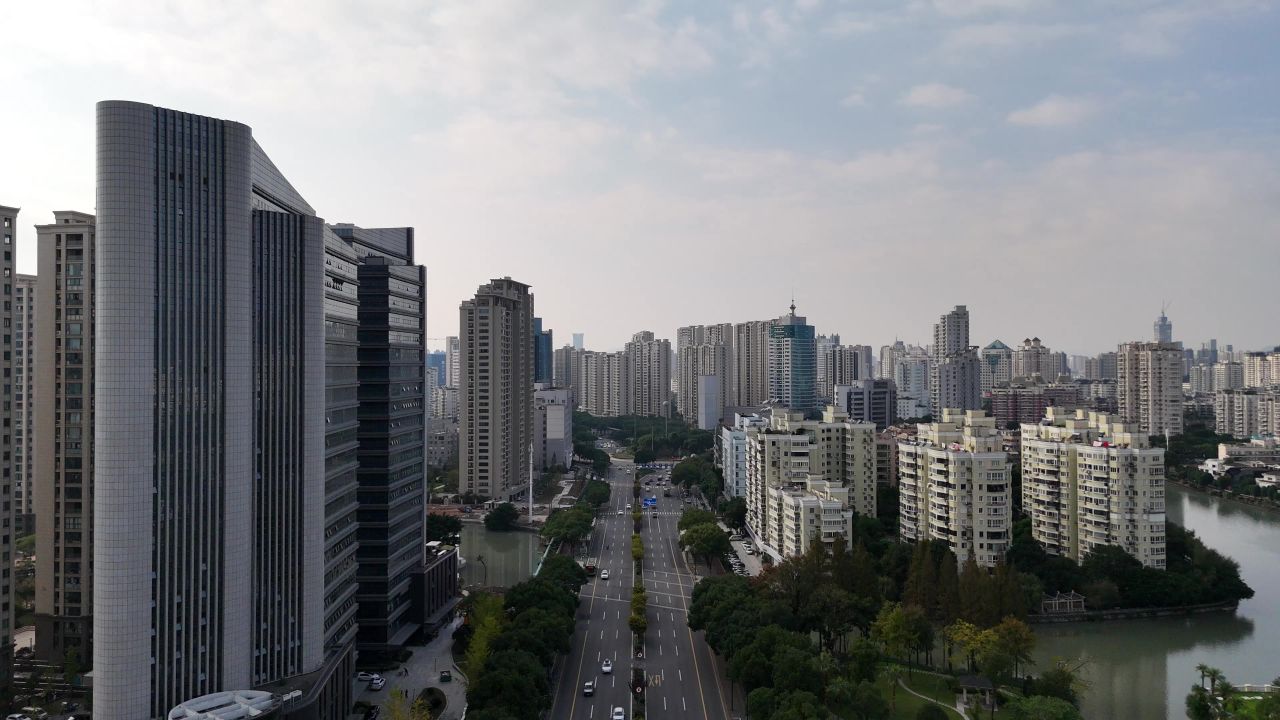 温州中央绿轴和天际线 1