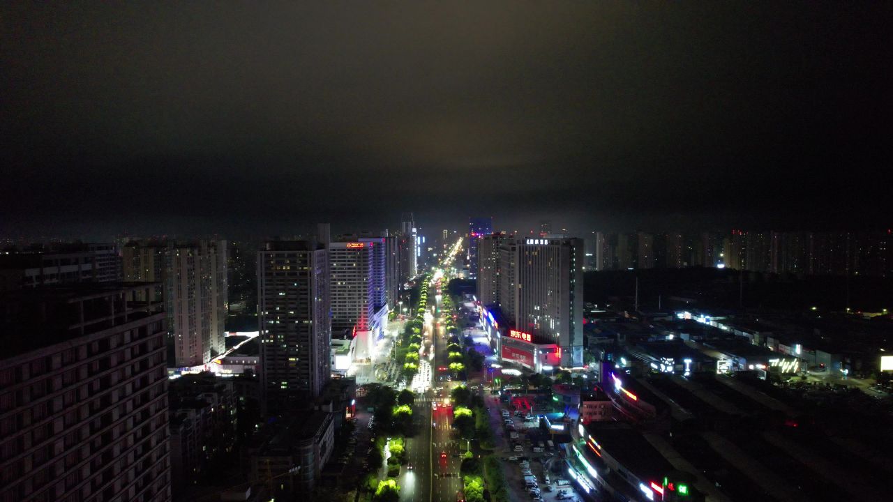 蚌埠城市夜景灯光 
