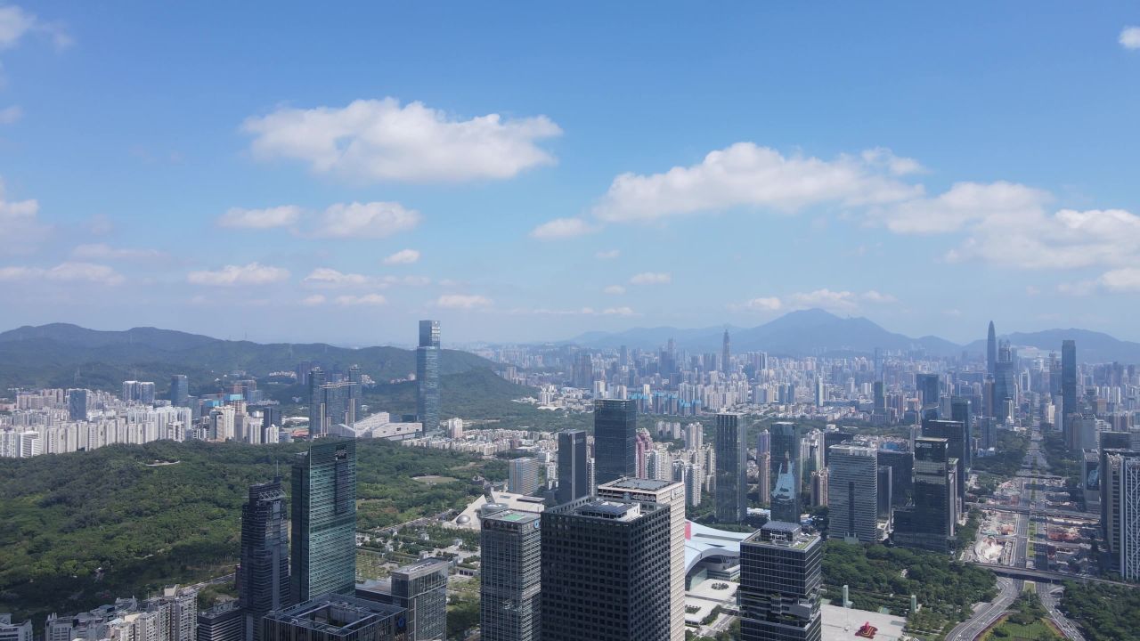 深圳市区航拍