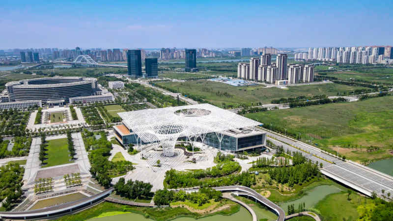 湖北襄阳城市风光旅游景区航拍摄影图 