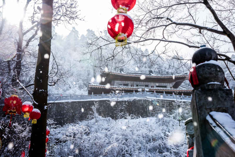 雪后初晴的南五台