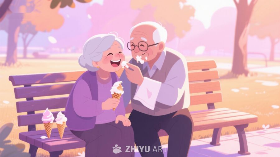 公园长椅上的甜蜜时光 208