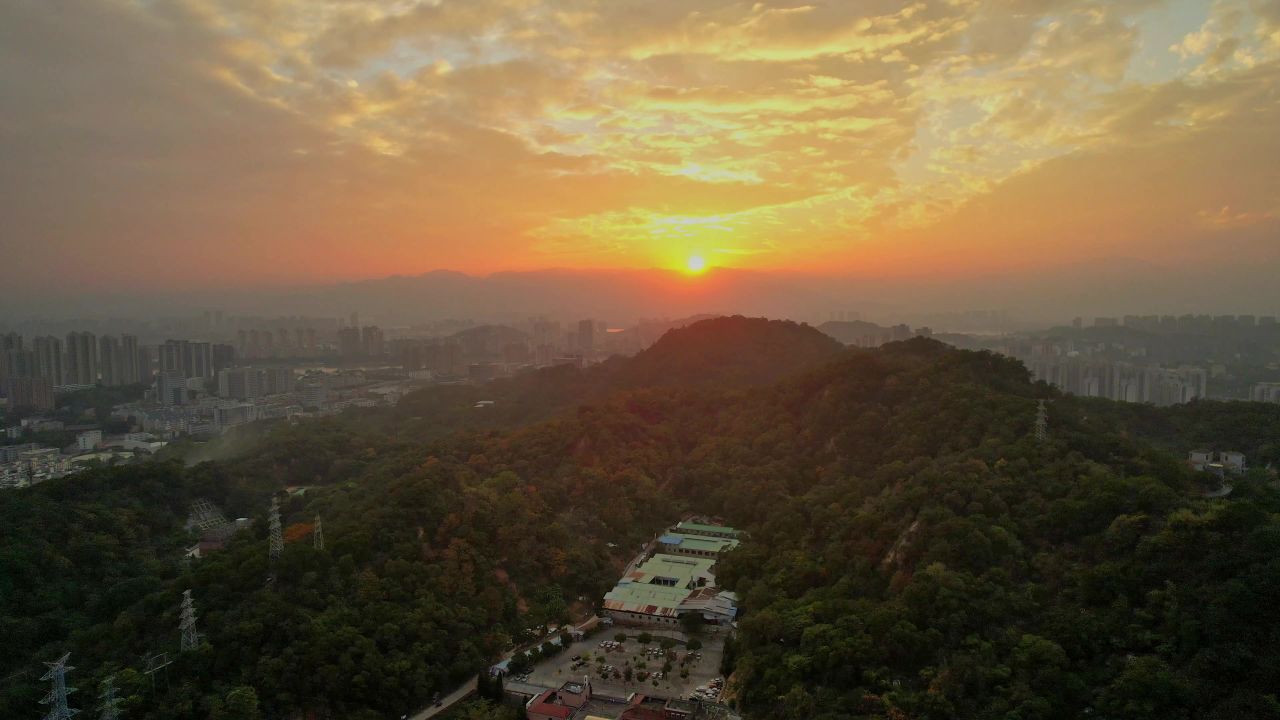 航拍福州梅峰山地公园 2