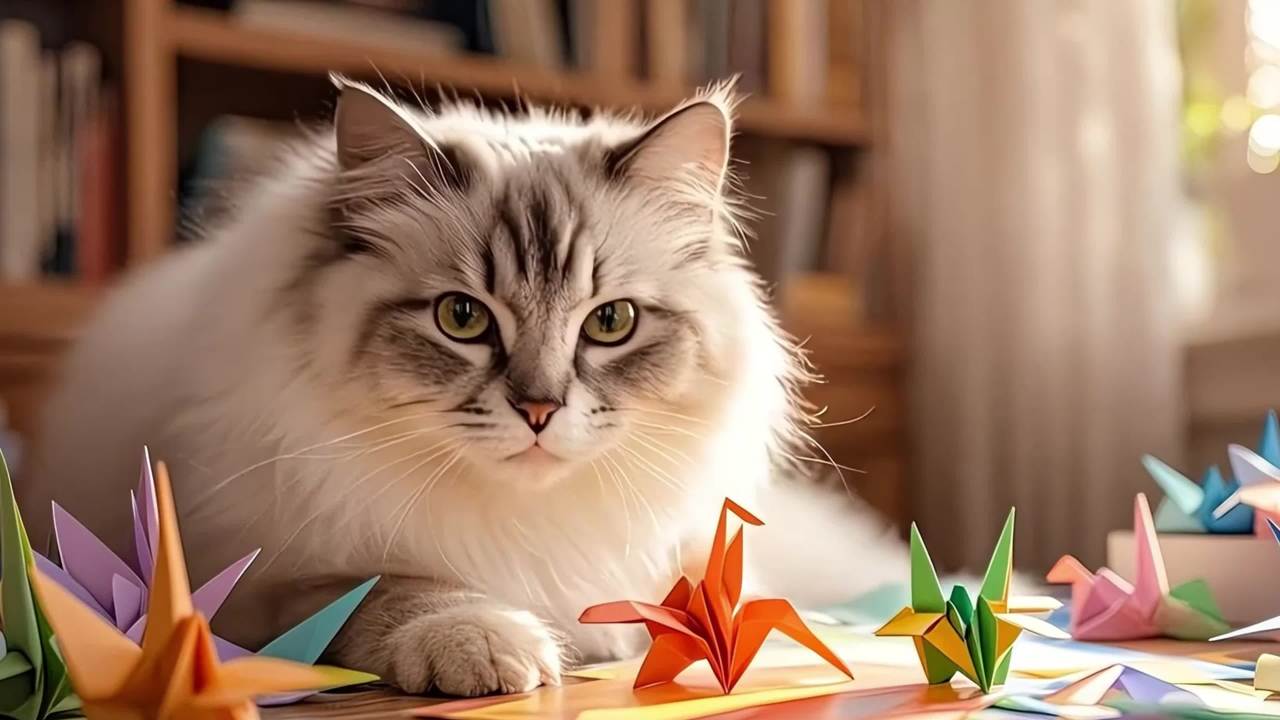 折纸小猫