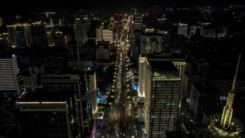 福建福州城市风光航拍摄影图