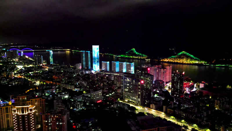 湖北宜昌城市夜景