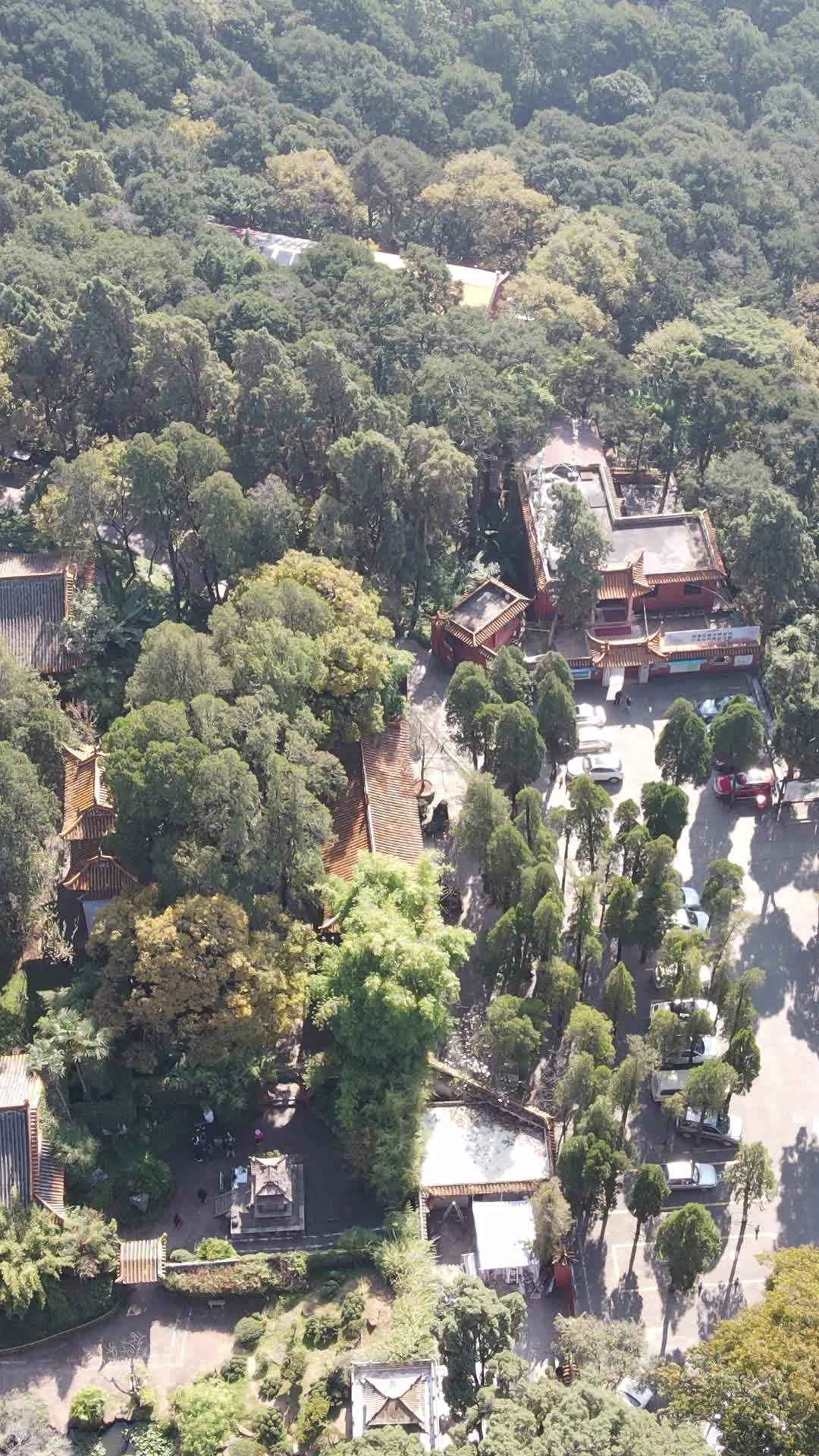 古寺森林航拍