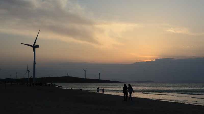 山东威海荣成那香海海边日落氛围感系列 7