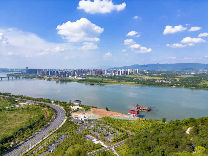 江西吉安神岗山航拍摄影图 