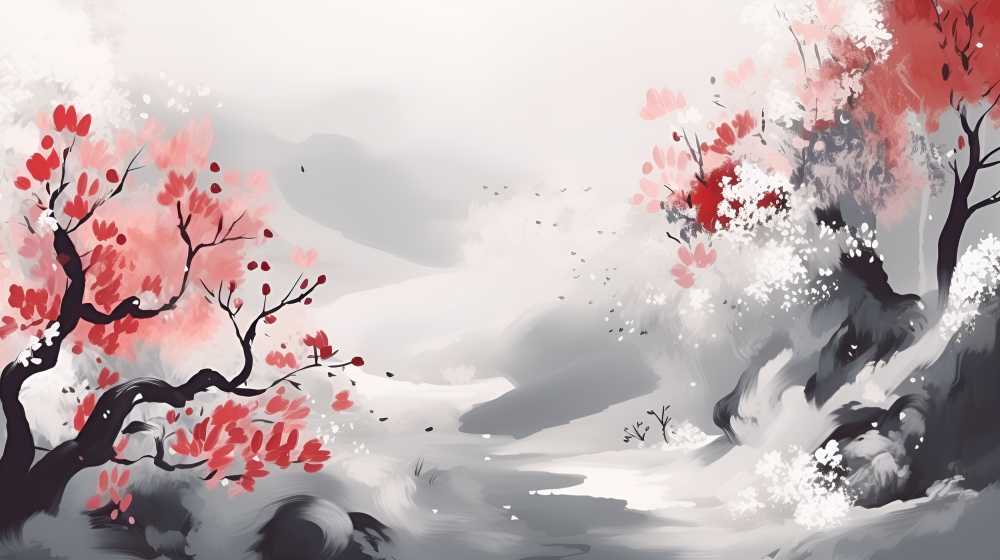 中国风背景图简约