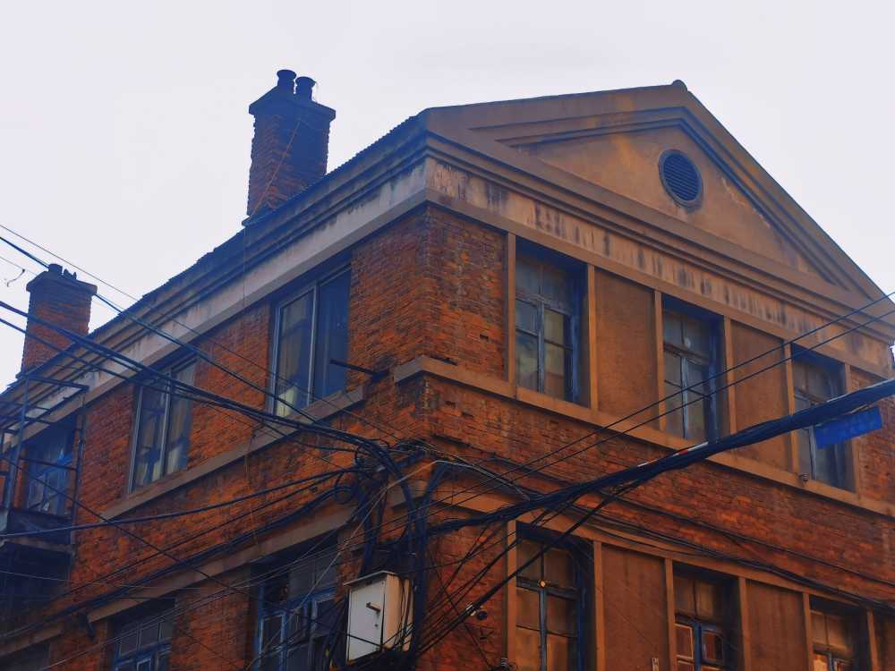 长春市的老房子老建筑红砖房