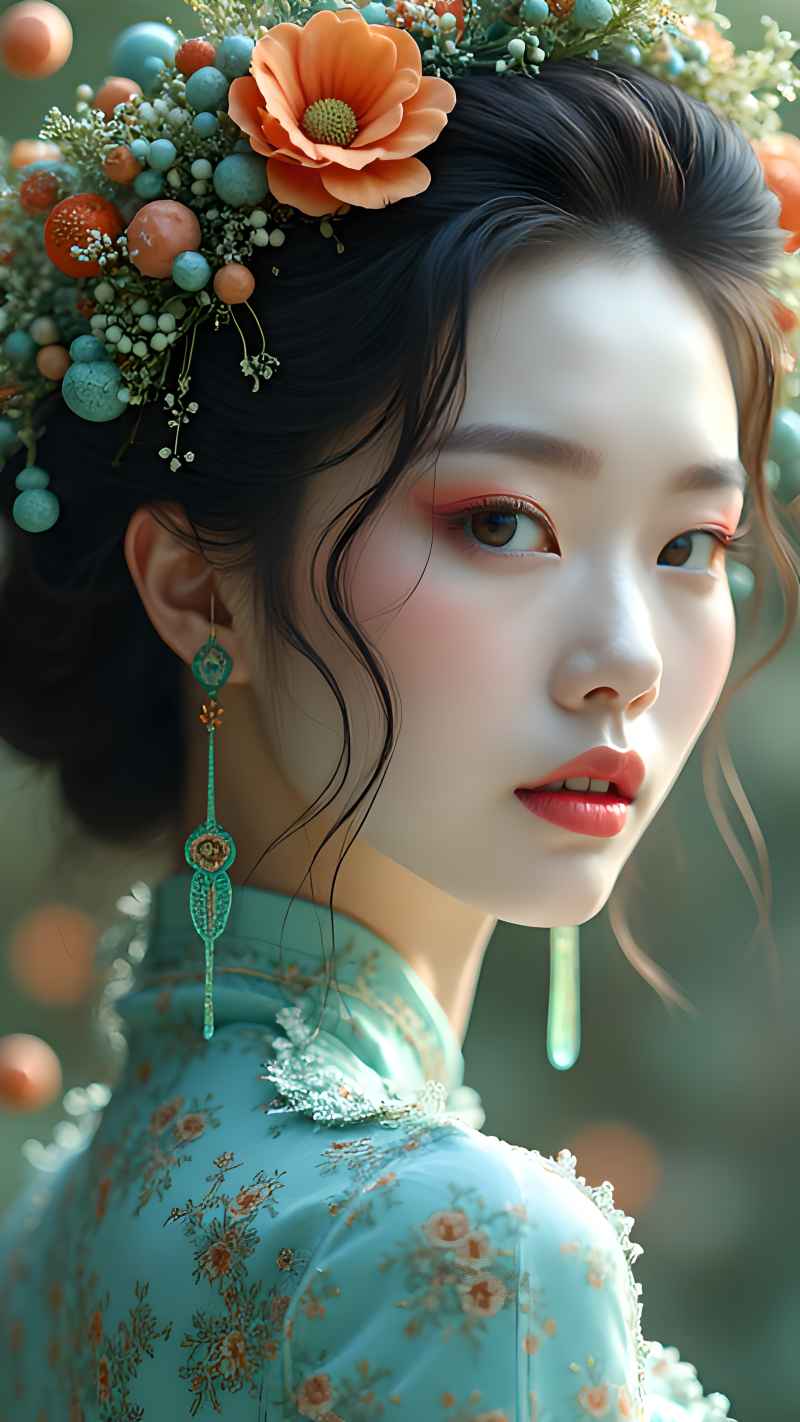 新娘美女装扮新中式系列 70