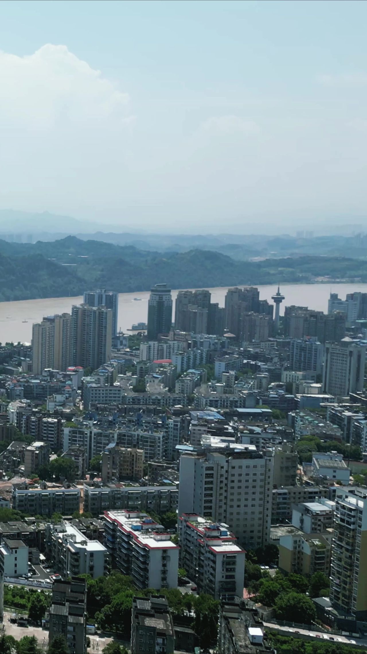  湖北宜昌城市风光航拍