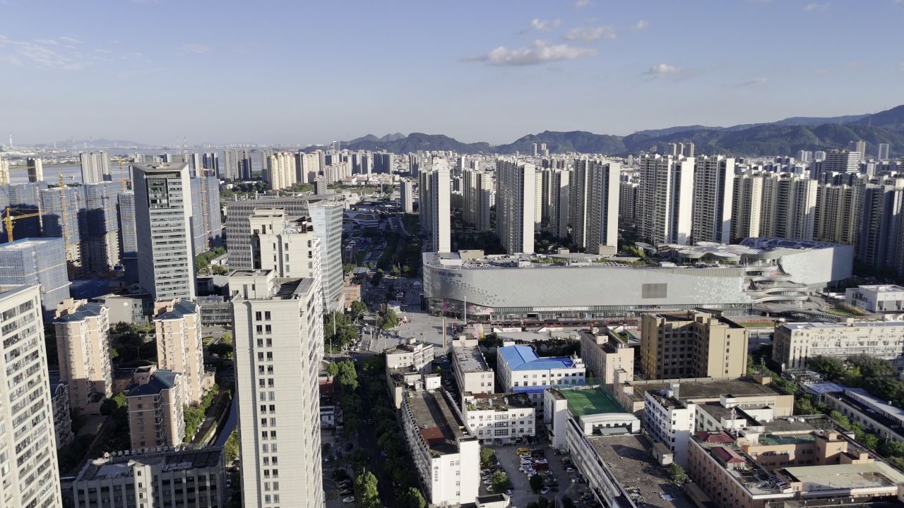 温州晴天城市航拍 45