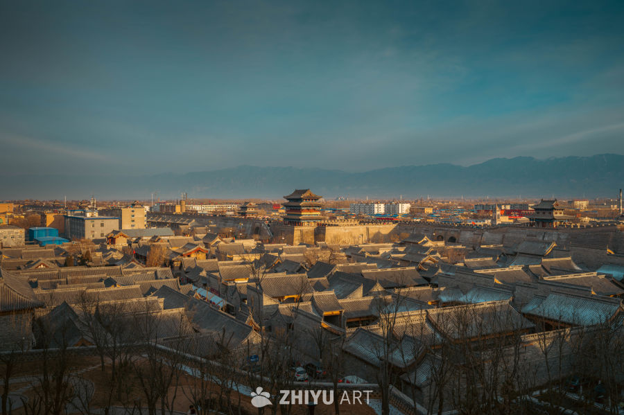 忻州古城南门全景