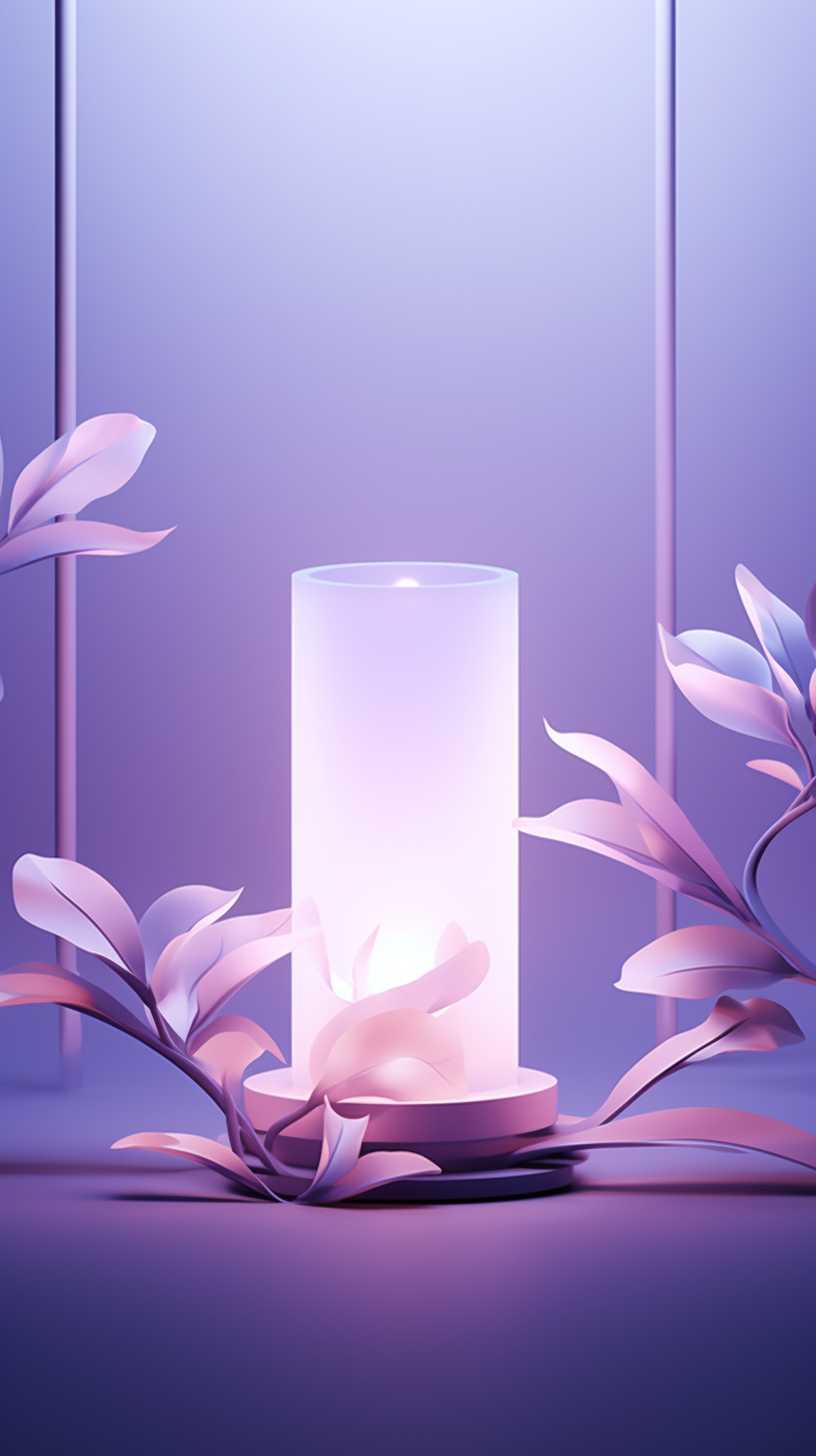 紫色唯美背景