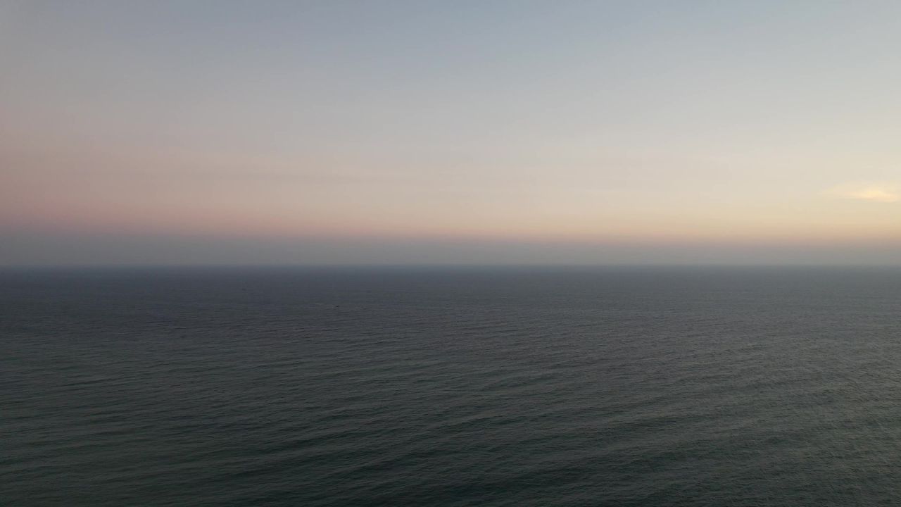大海日落晚霞夕阳海浪