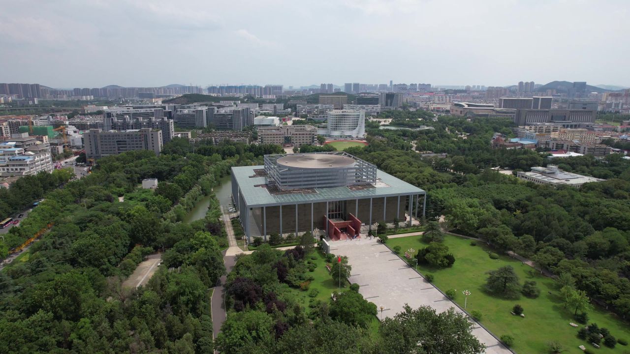 江苏徐州城市风光航拍 