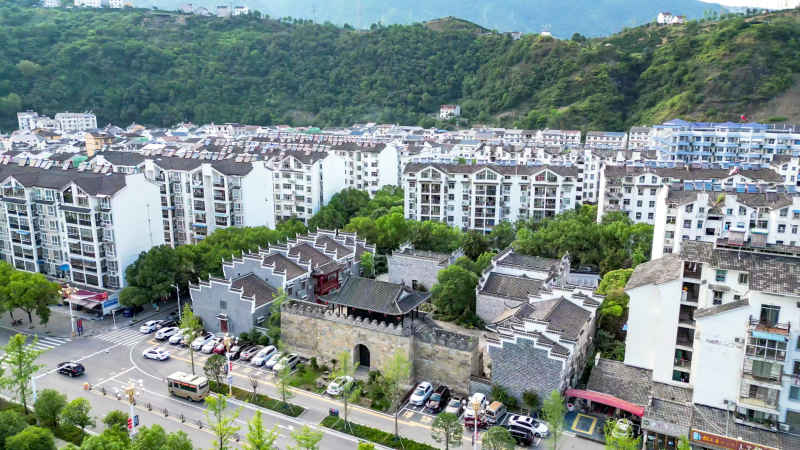 湖北襄阳城市风光旅游景区航拍摄影图 