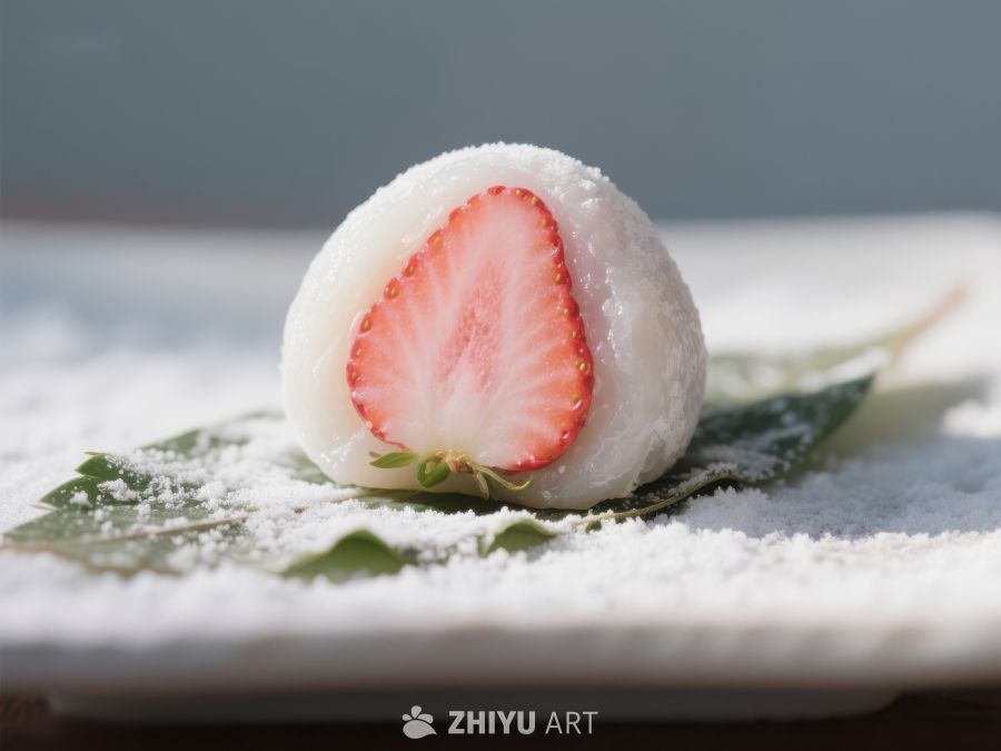 草莓大福，甜蜜的日本传统甜点 4