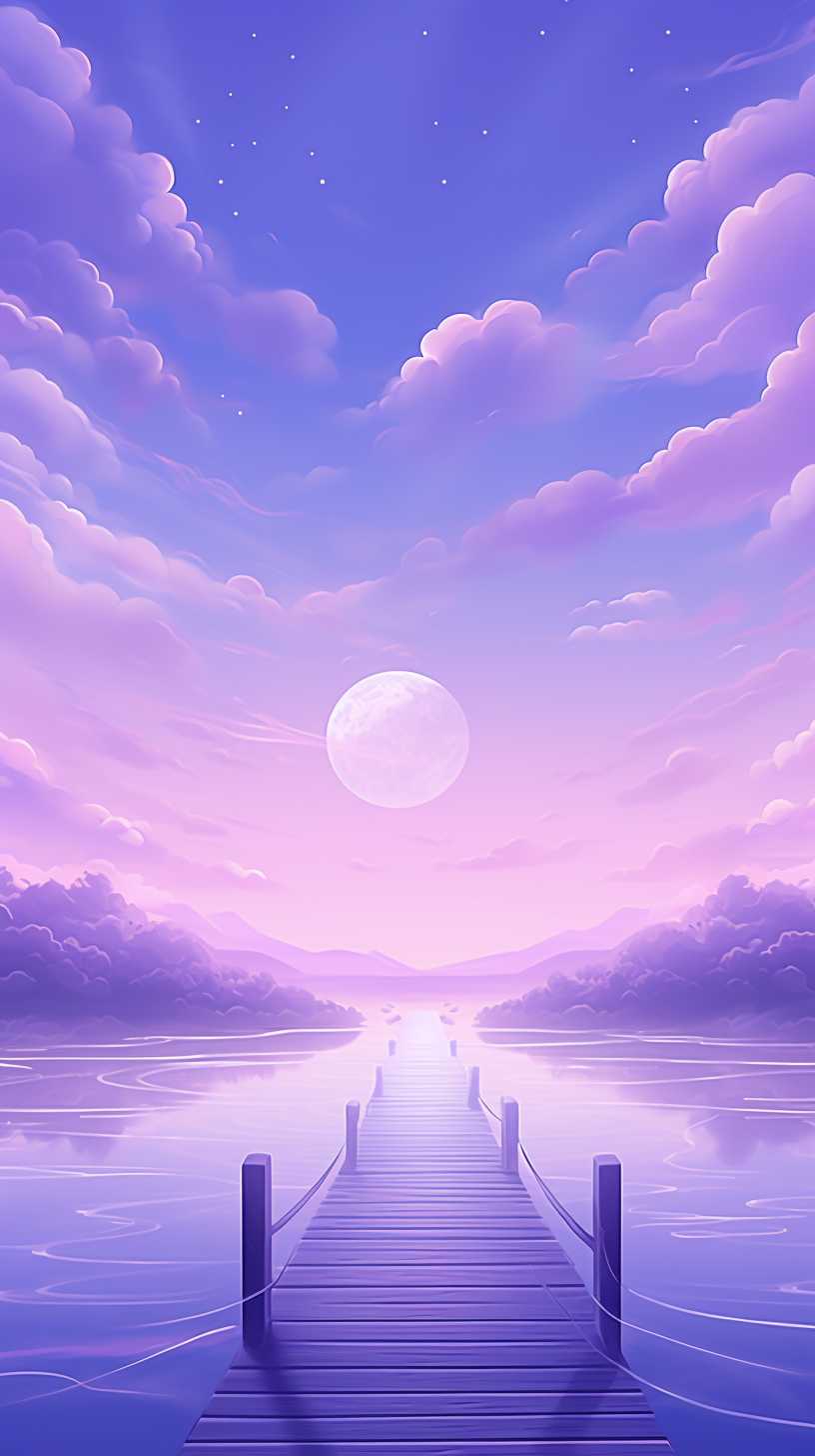紫色艺术唯美背景