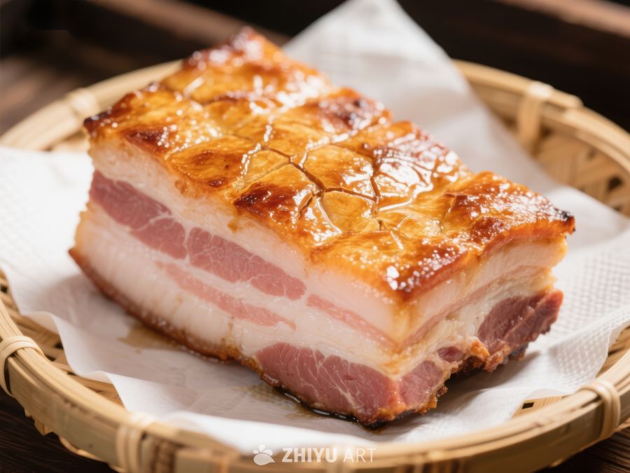 香脆五花肉，层次分明