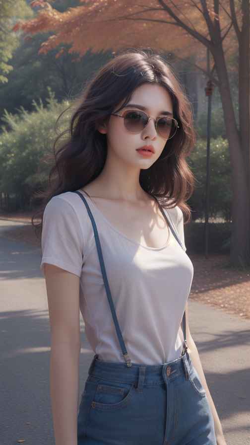 吊带衫女孩