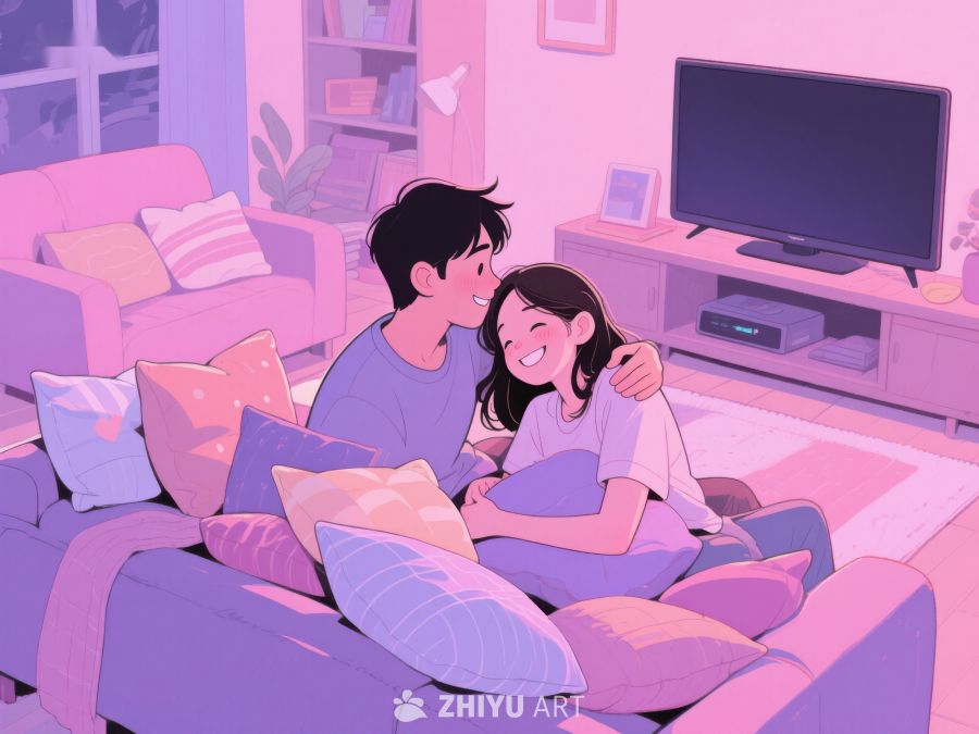 温馨客厅中的亲密时光 721