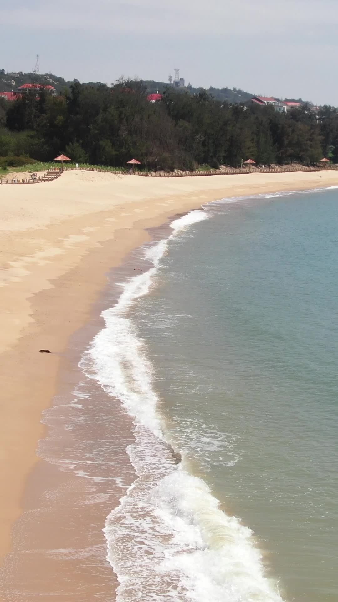 海边漫步的悠闲时光