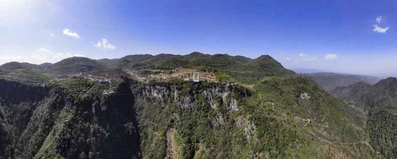 湖南怀化大峡谷全景图