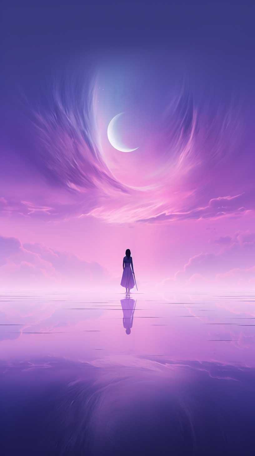 紫色艺术唯美背景