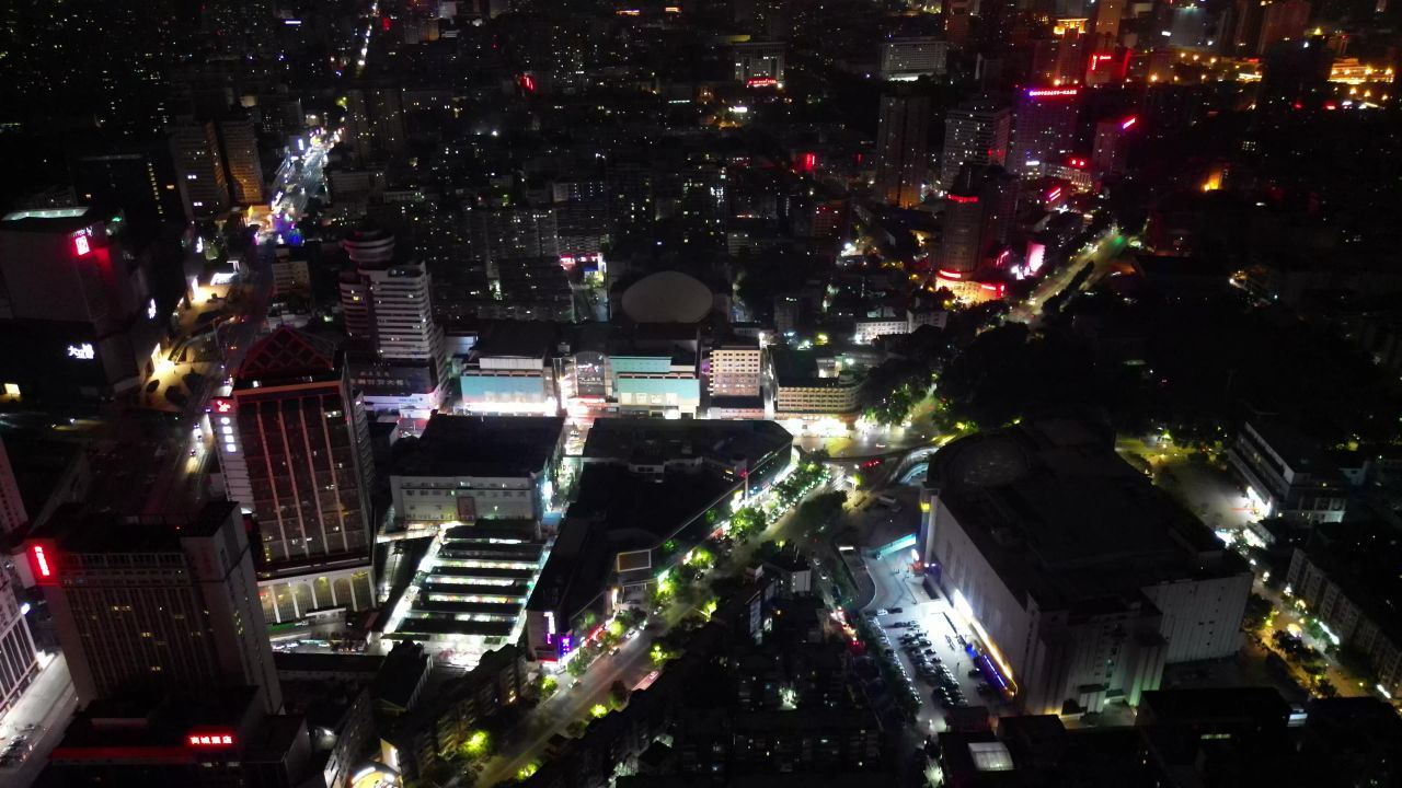 河南郑州城市风光航拍