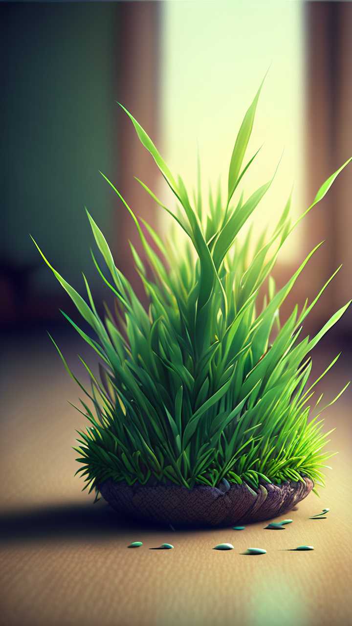 创意绿色的小草