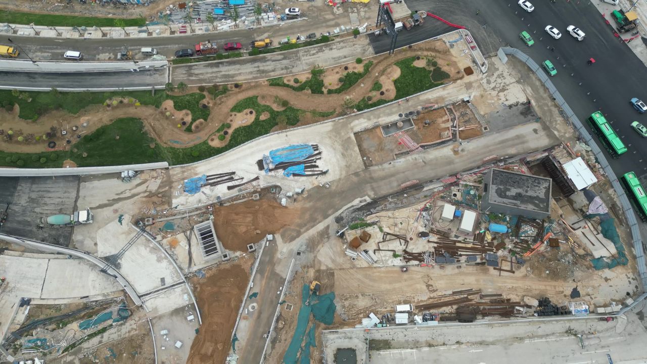 河南郑州城市风光航拍