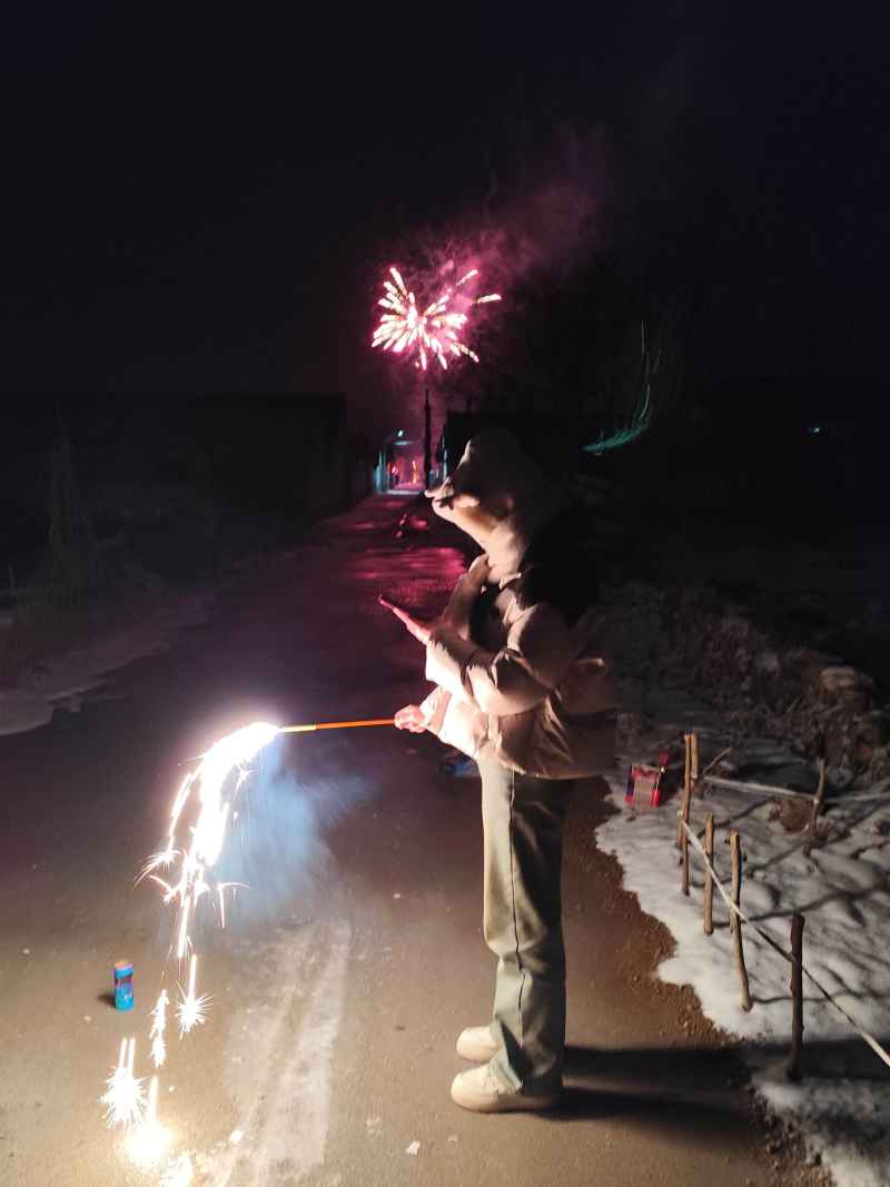 夜幕线的烟花