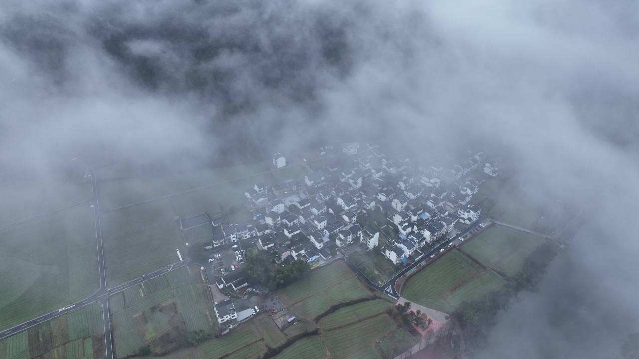 4K航拍安徽道教名山齐云山 3