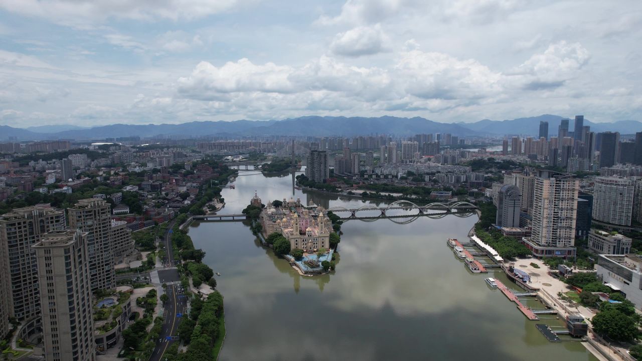 福建福州闽江中洲岛