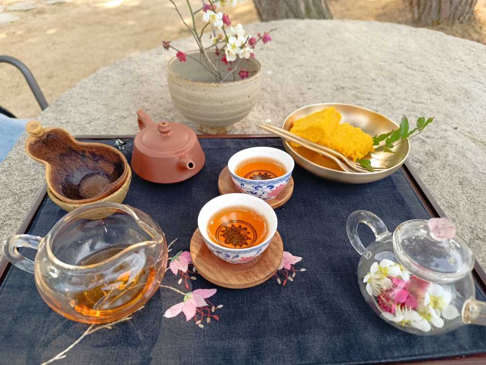 韩国茗可隐传统茶