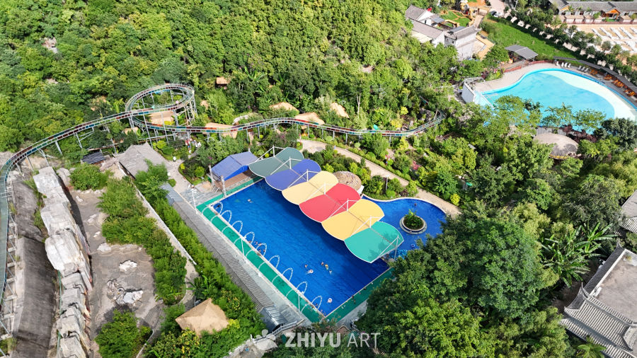 水上乐园俯瞰图