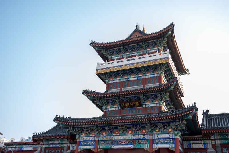 古建筑仰拍
